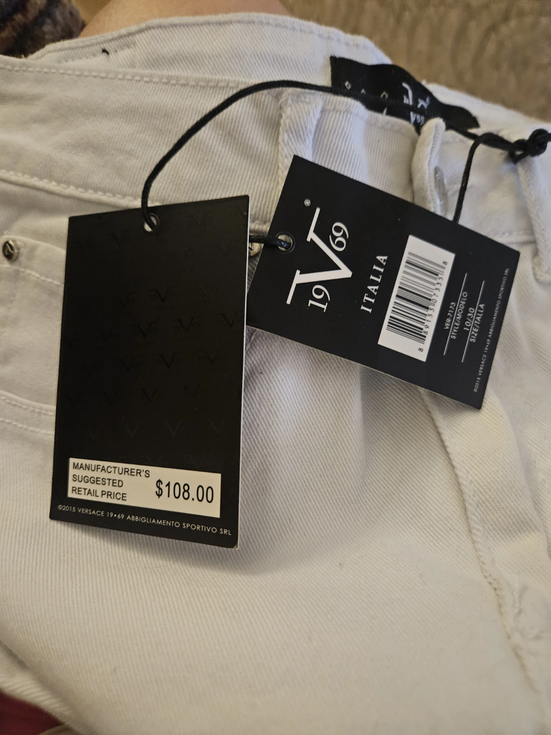 Versace 19.69  Milano Italia White Jeans - photo 3