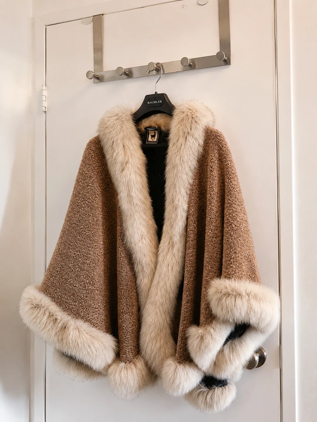 Hudson’s Bay ‘Cape Small’ with Fox Fur Trim