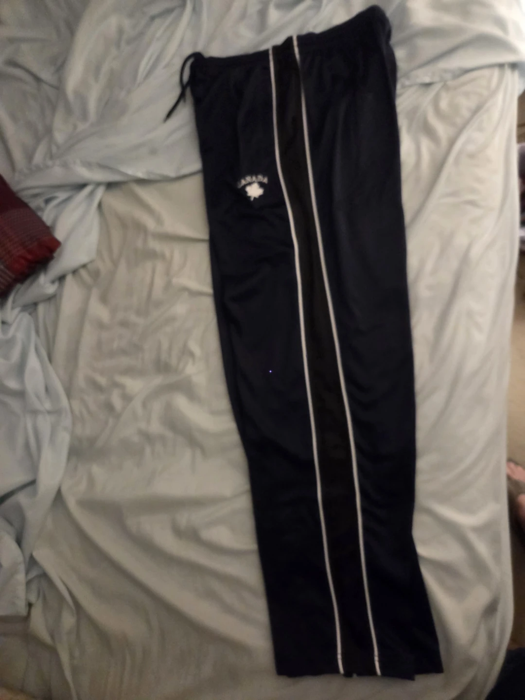 Track Pants - Size L. Navy blue with black stripe - photo 2
