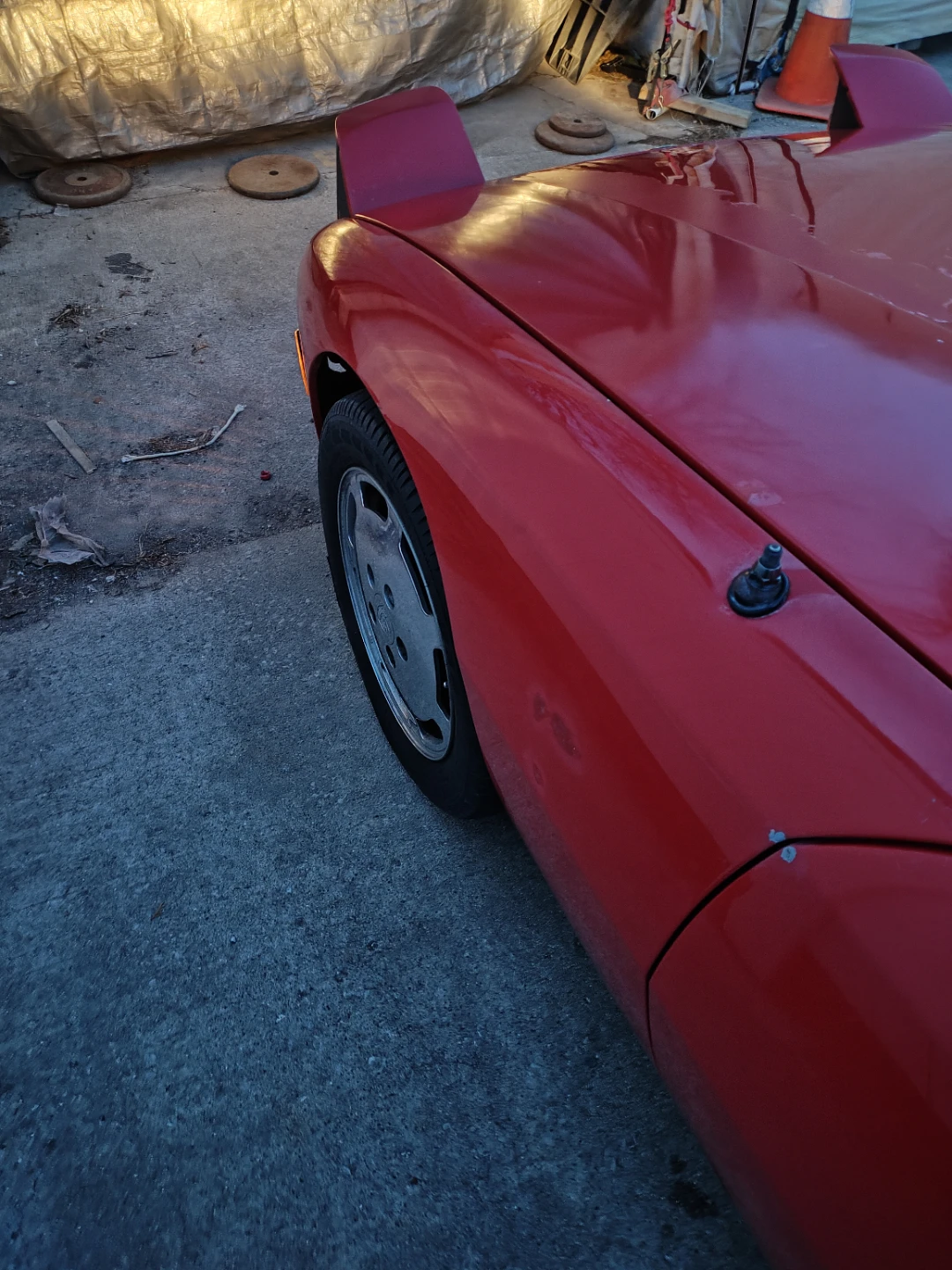 Red Porsche 924 Turbo Coupe - photo 5