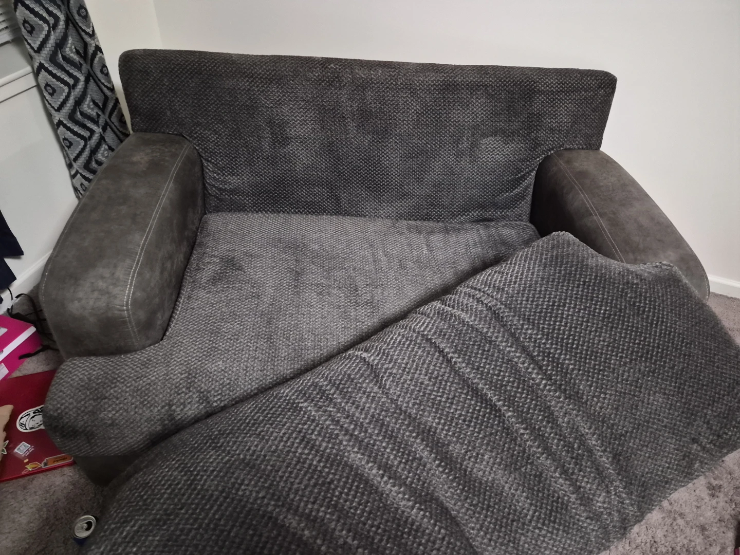 Gray Loveseat / Chair and a Half Sofa - photo 3