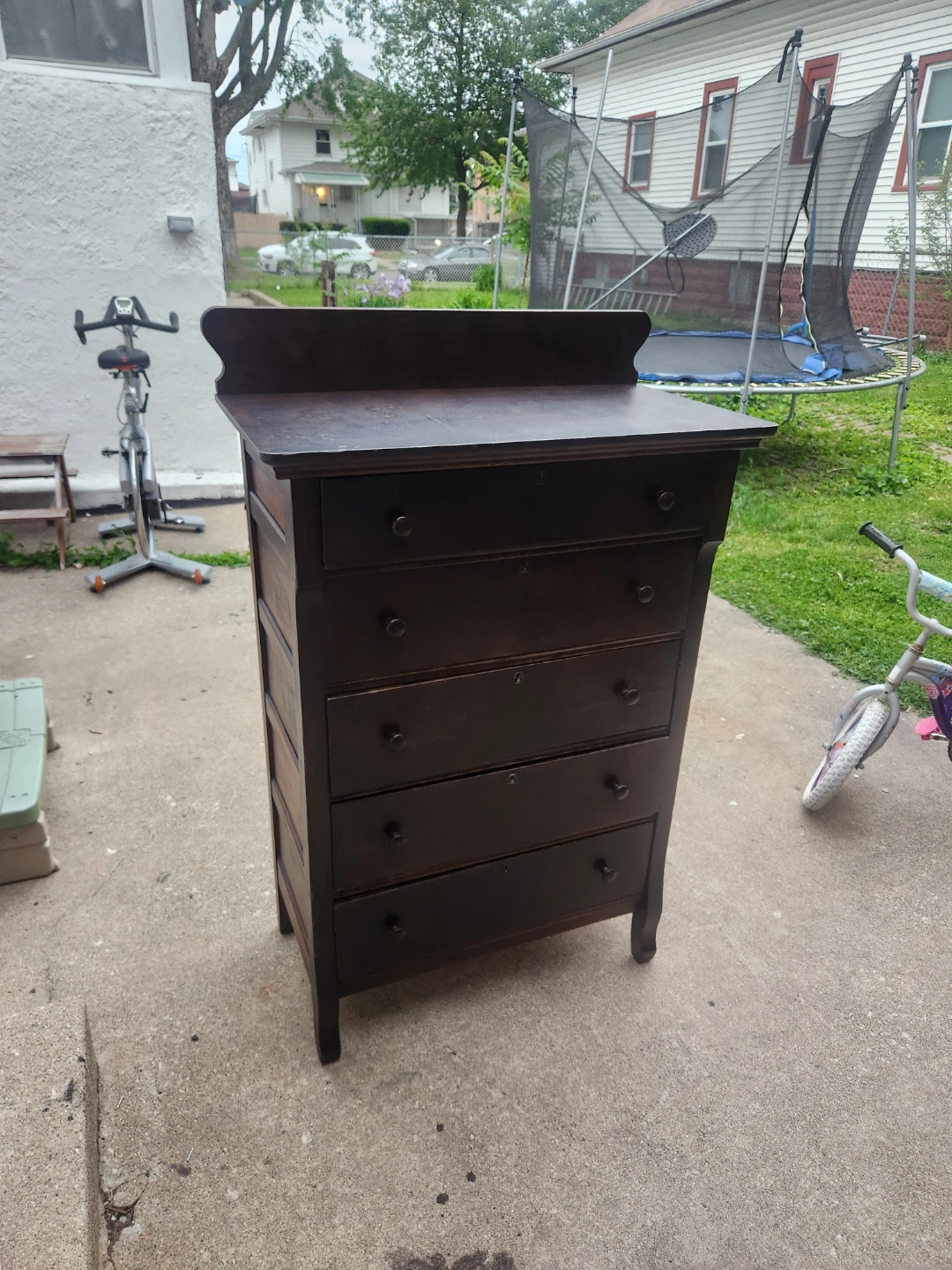 Antique Wooden Dresser - photo 2