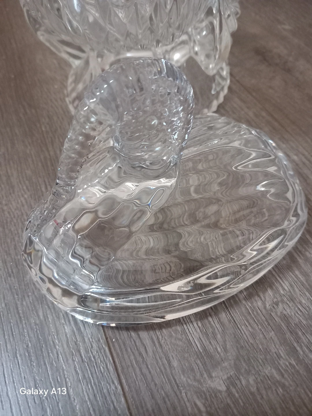 Crystal Glass Turkey Candy Dish - photo 4