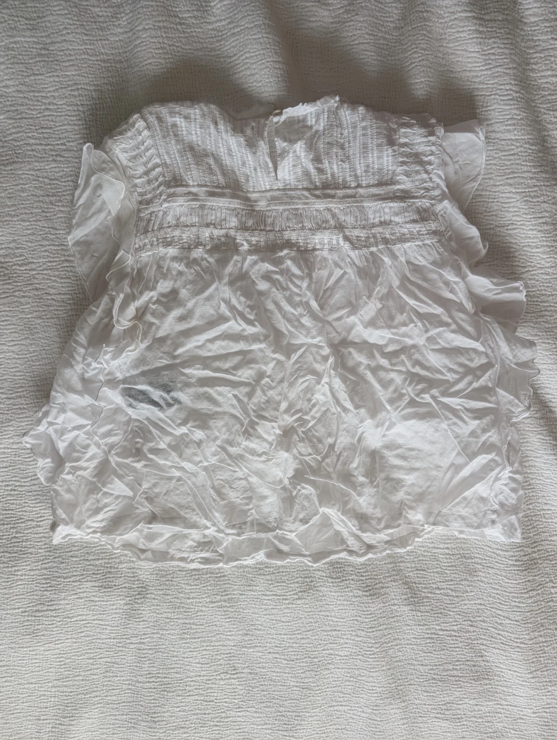 Isabel Marant Étoile White Cotton Top Size 40 - photo 4