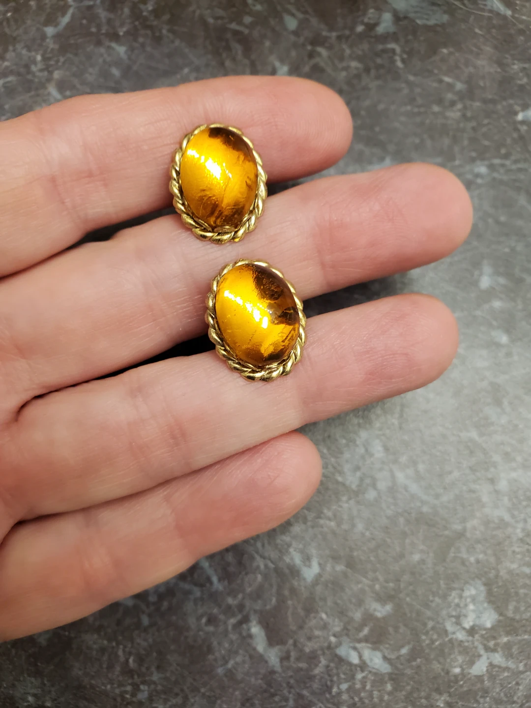Vintage Amber Cufflinks - photo 4