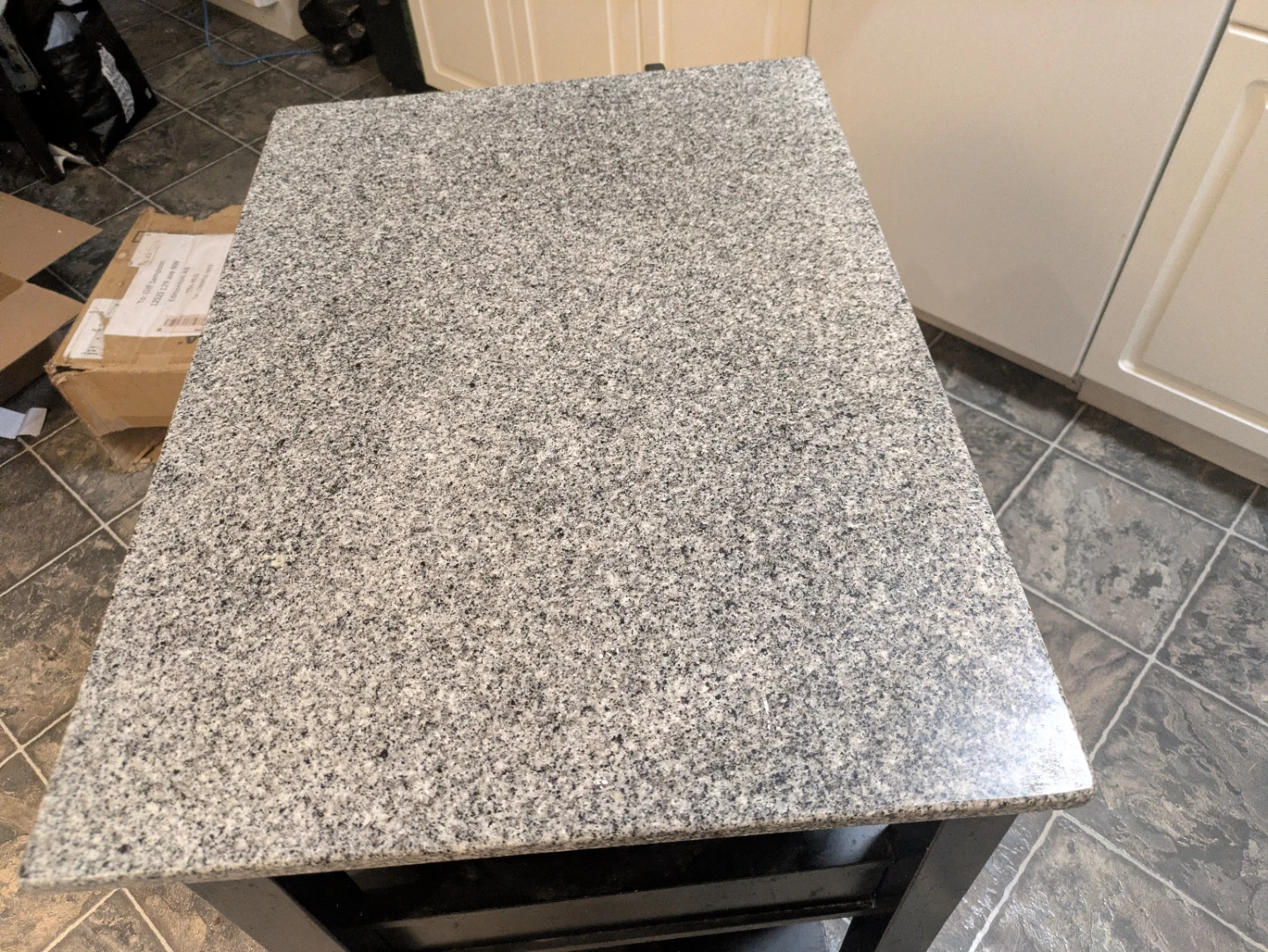 Kitchen Island Cart with Granite Top - photo 3
