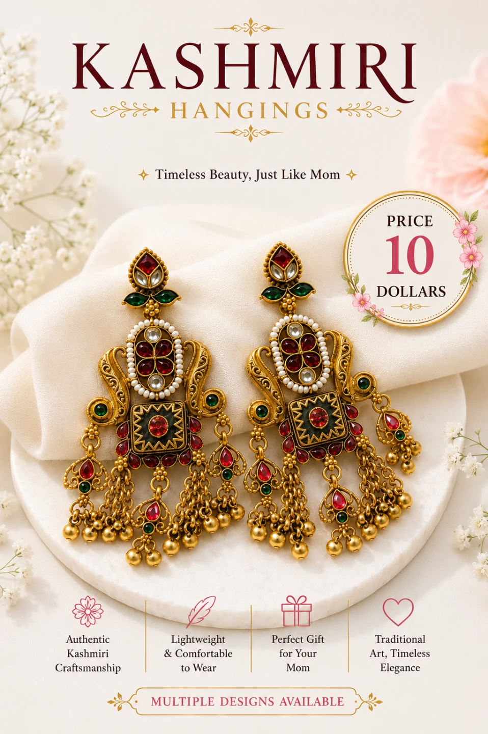 Kashmiri Hangings Earrings