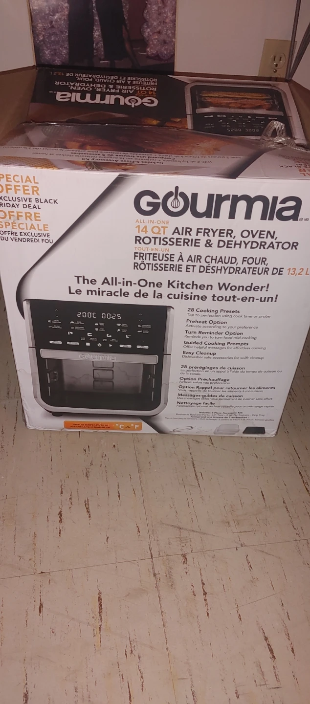Gourmia 14 Qt Air Fryer, Oven, Rotisserie & Dehydrator - photo 4