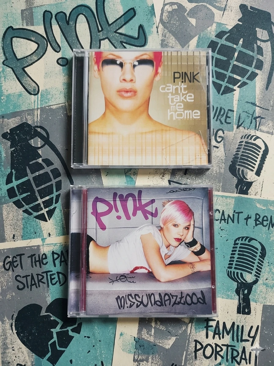 P!NK Can't Take Me Home and Missundaztood CDs