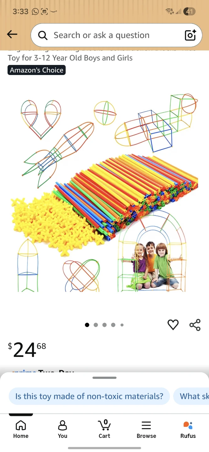 Building Straws and Connectors Toy Set - photo 2