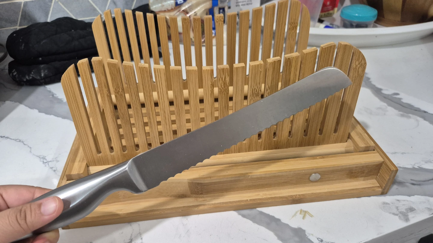 Bread cutter board with magnet knife - photo 3