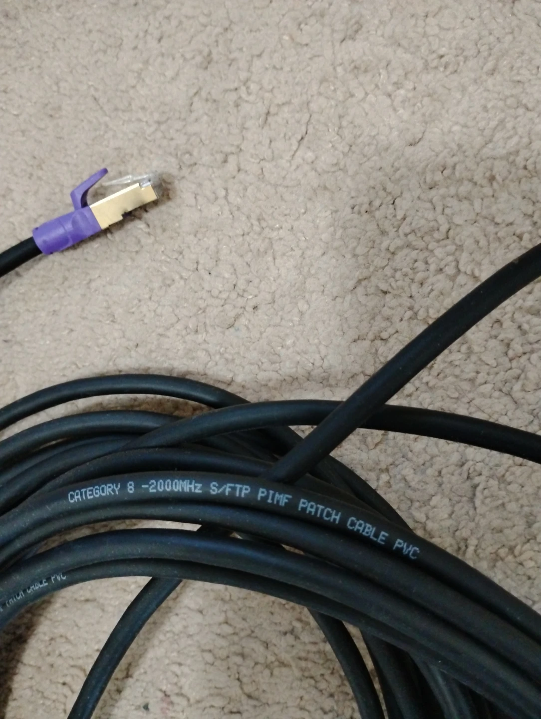 50 ft long Category 8 Ethernet Cable - photo 2