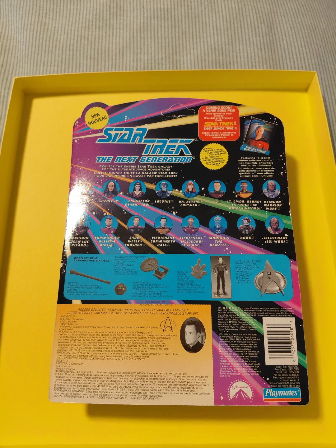 Star Trek The Next Generation Q Action Figure - photo 2