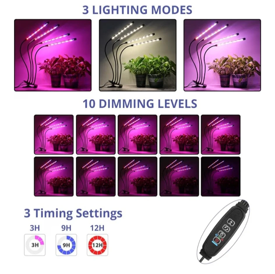 LED grow lights for indoor plants - photo 2