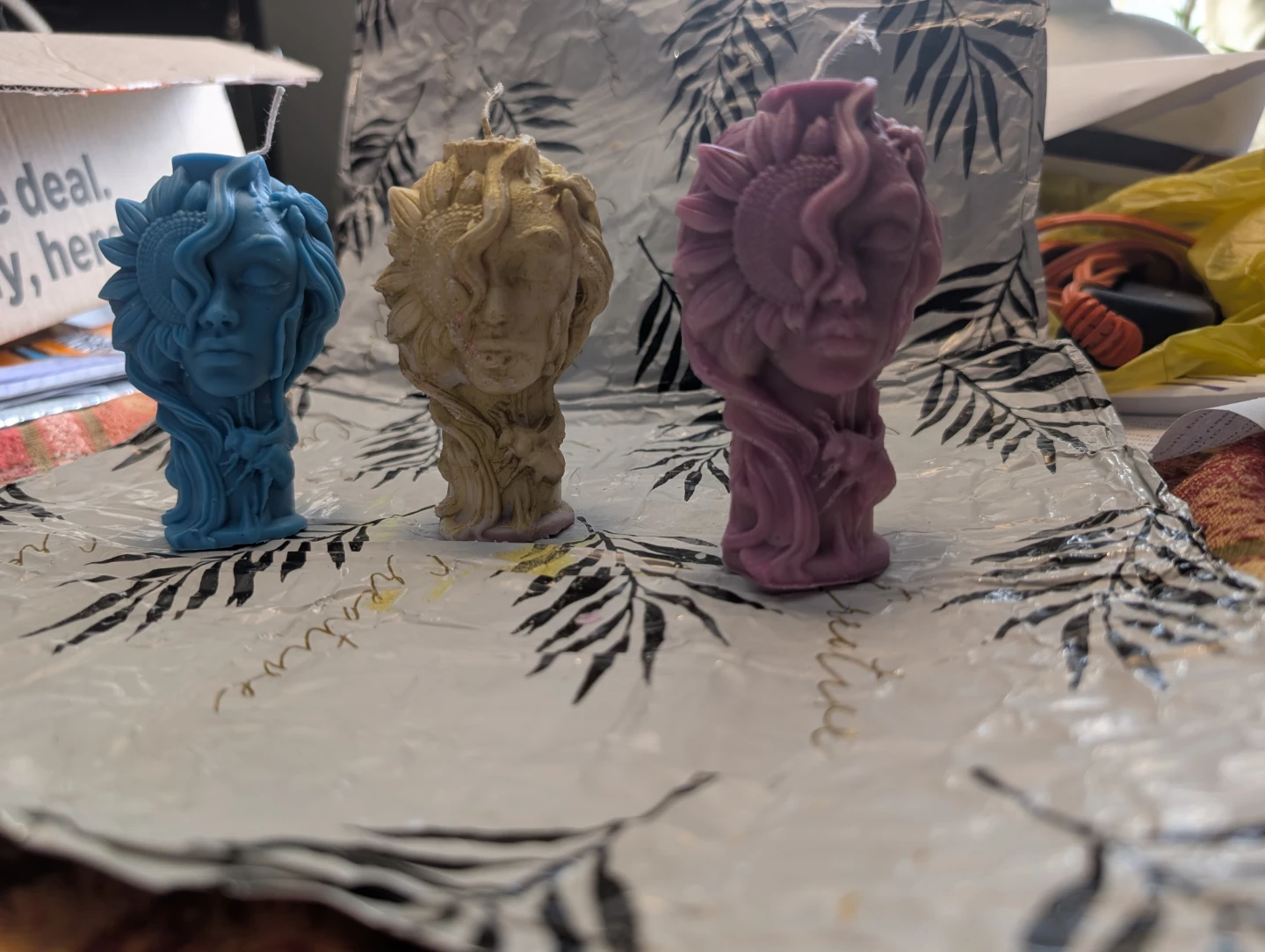 Assorted Decorative Sculptural Candles - photo 4