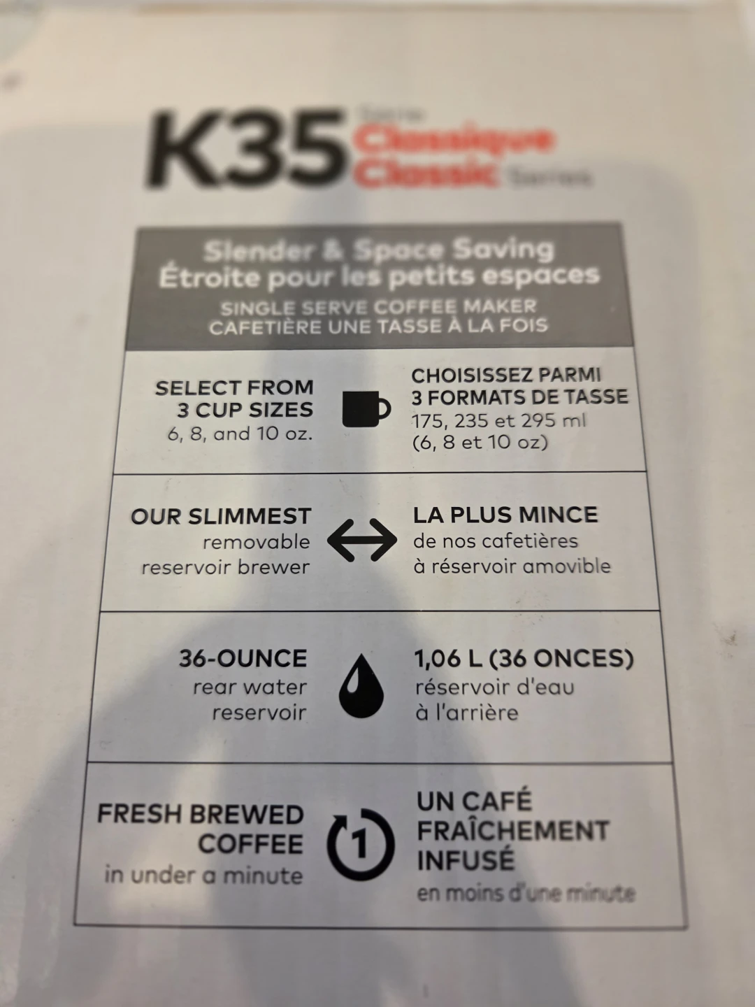 New Keurig K35 Classic Series Single Serve Coffee Maker - photo 3