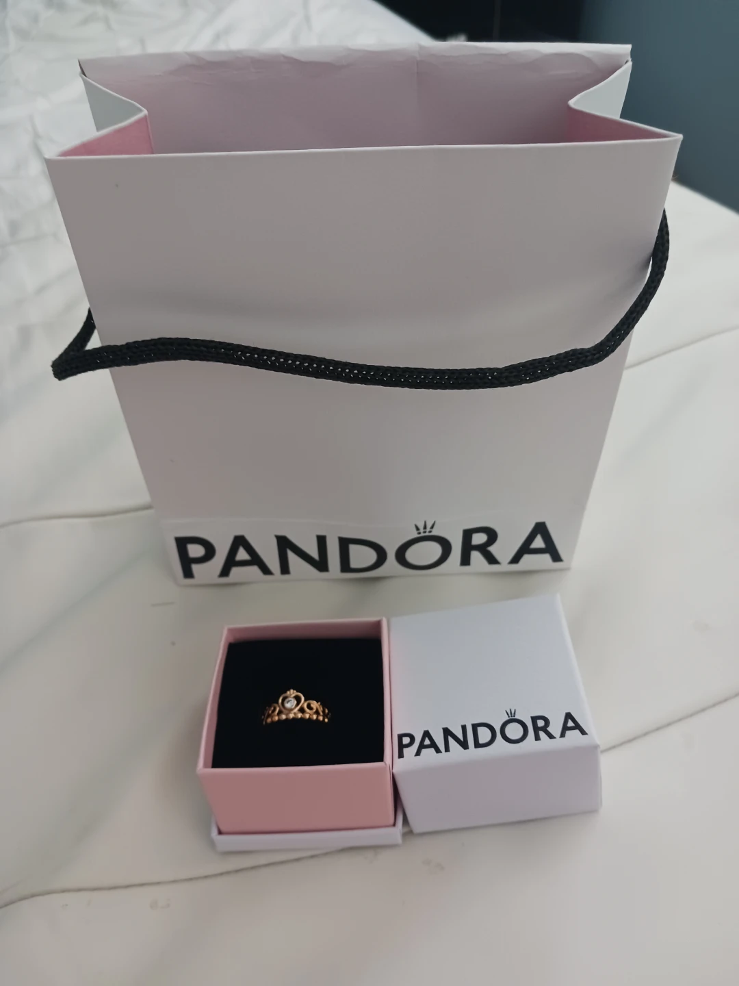 Brand new Pandora Tiara Ring with the box and bag - photo 2