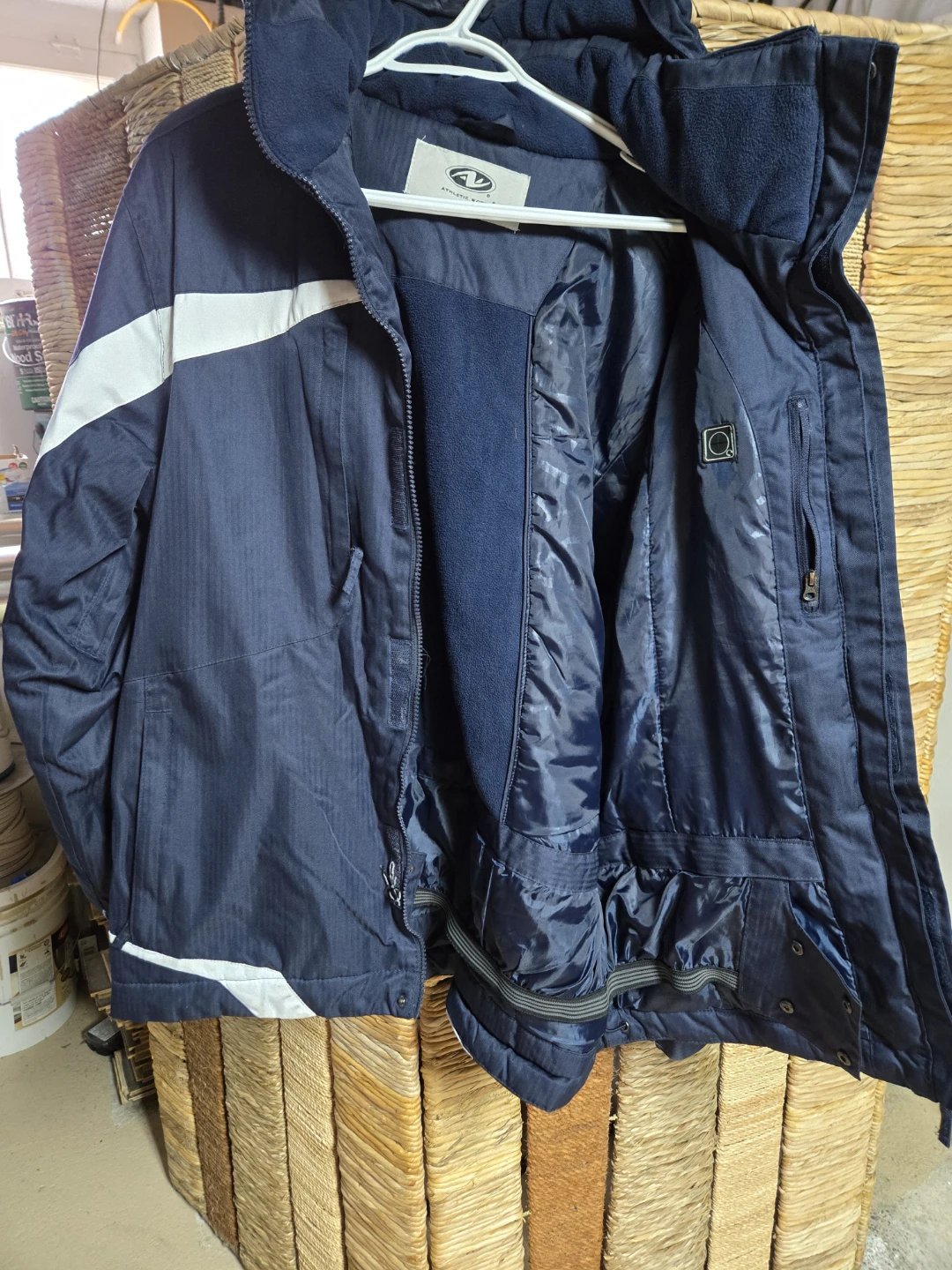 Athletic Works Navy Blue Ski Jacket - photo 3