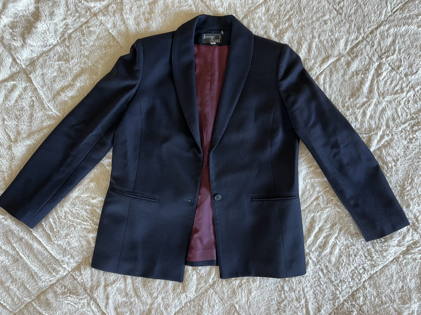 Jeremy Scott Navy Blazer