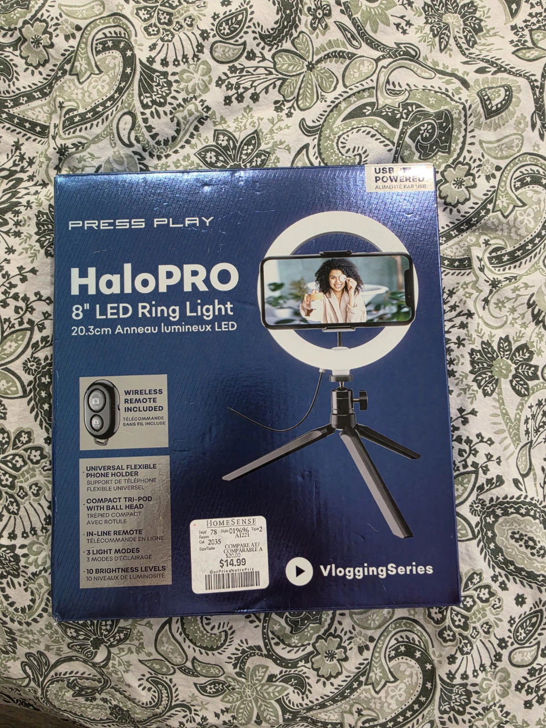 Press Play HaloPRO 8" LED Ring Light - photo 3