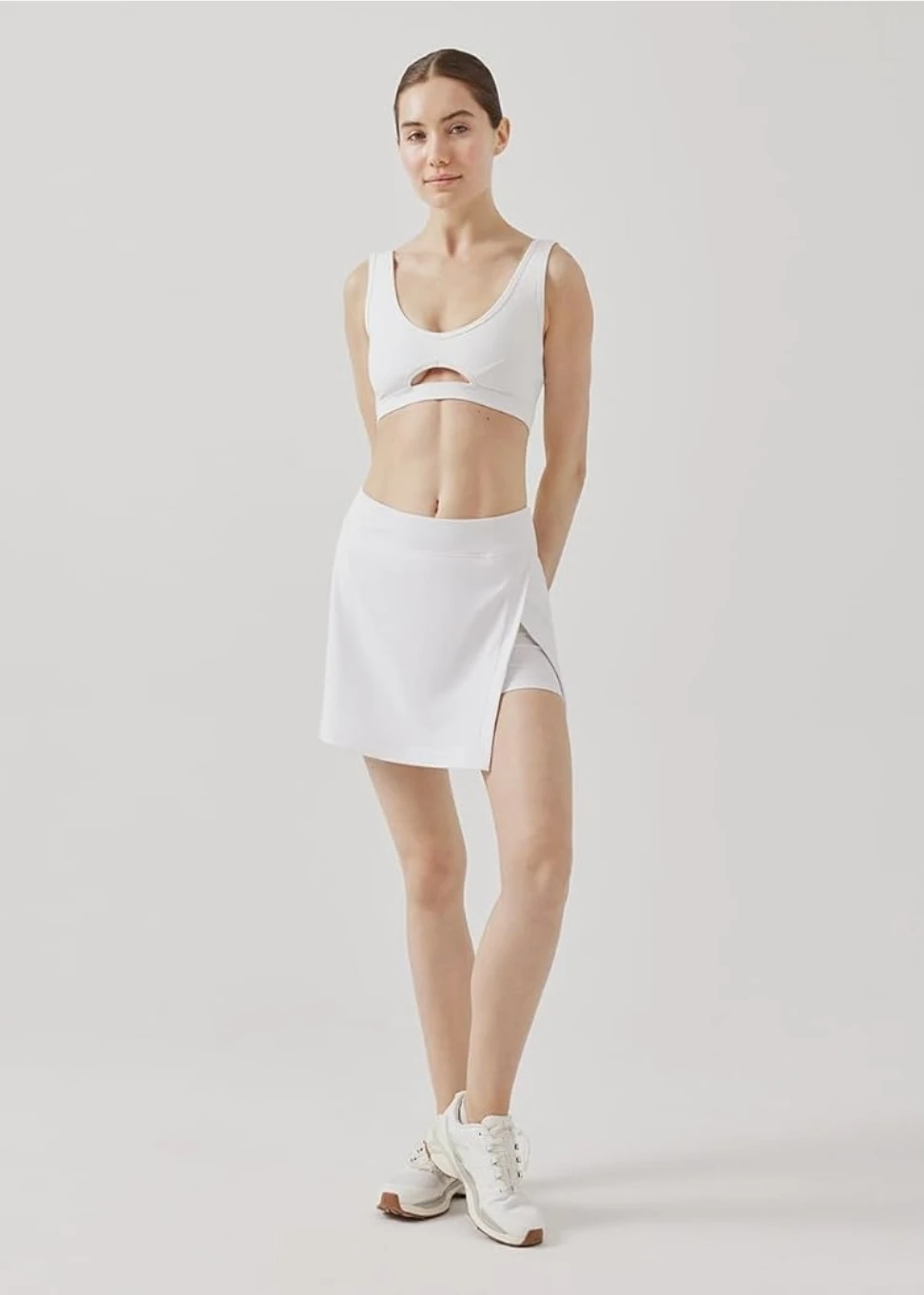 *NEW* Outdoor Voices White Athletic Court Skort 4.5"