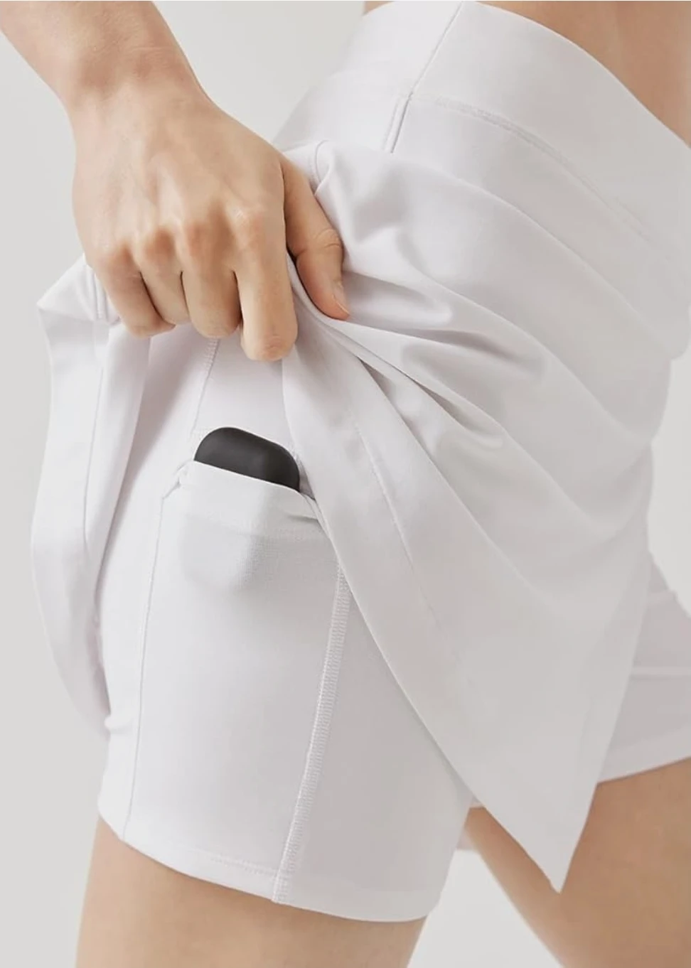 *NEW* Outdoor Voices White Athletic Court Skort 4.5" - photo 4