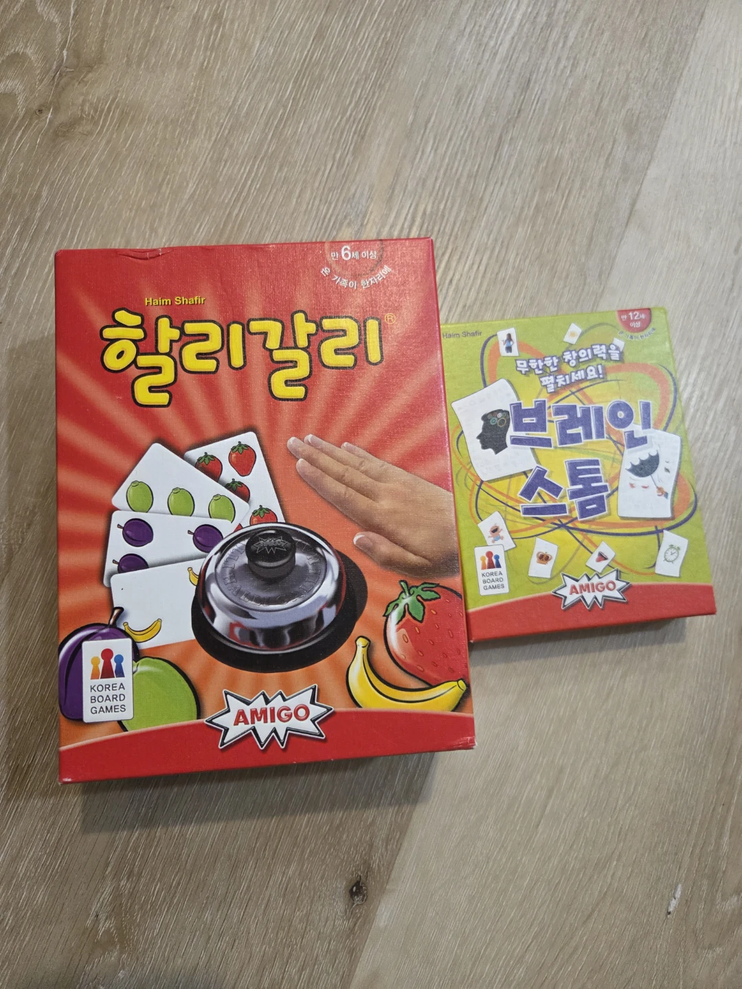Korean Board Game Bundle - Halli Galli & Brain Storm