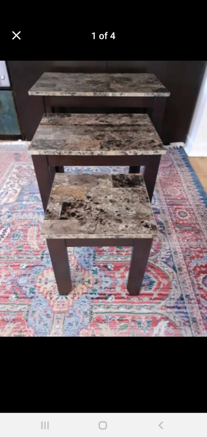 Nesting coffee Tables - Set of 3