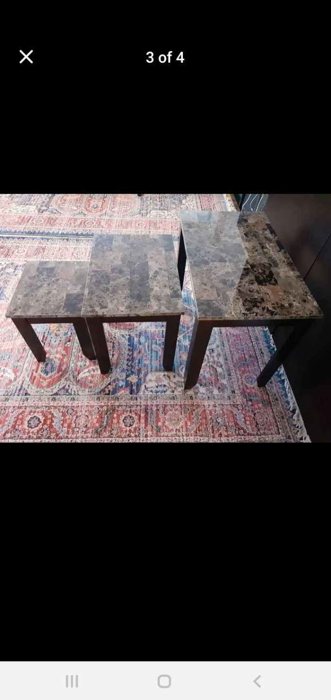 Nesting coffee Tables - Set of 3 - photo 3