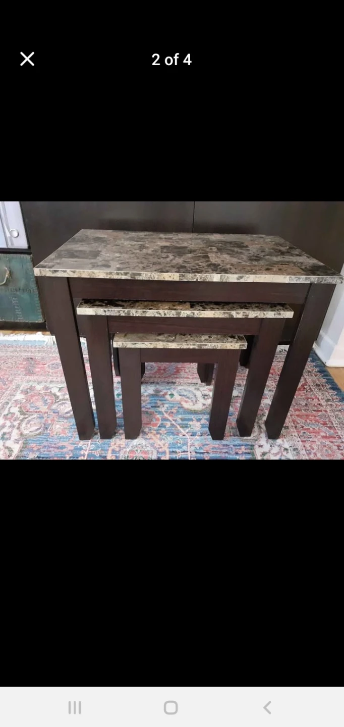 Nesting coffee Tables - Set of 3 - photo 4