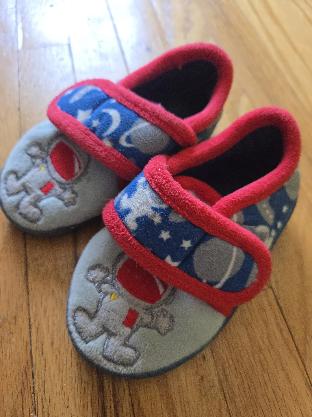Kids' Space Slippers with Astronaut Design