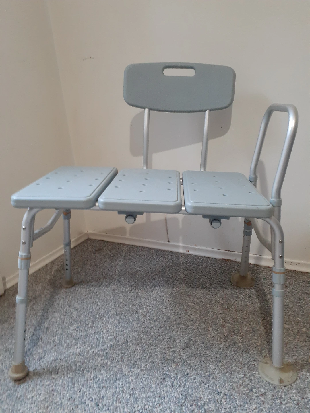 Adjustable Shower Chair with Backrest