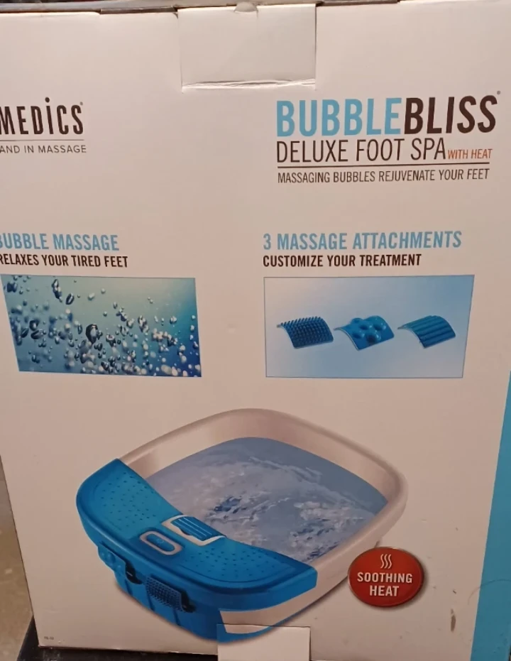 HoMedics Bubble Bliss Deluxe Foot Spa with Heat - photo 2
