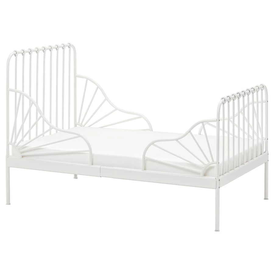 Ikea single size expendable bed frame with slats