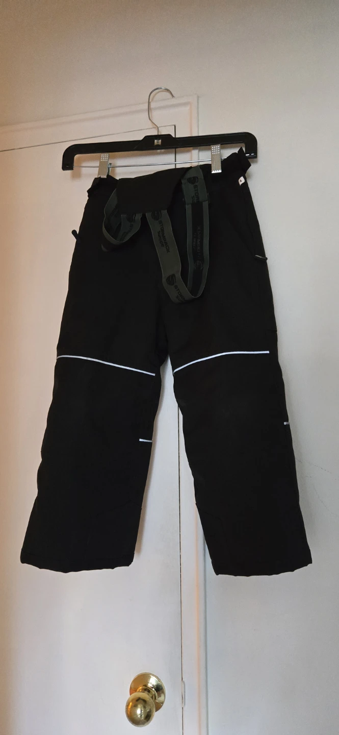 Kids Stormberg Black Ski Pants Size 4