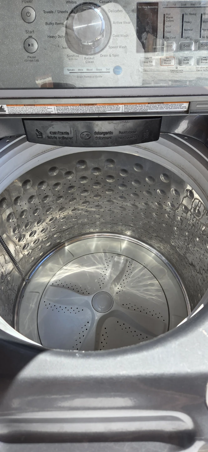 GE Top Load Washing Machine - photo 2