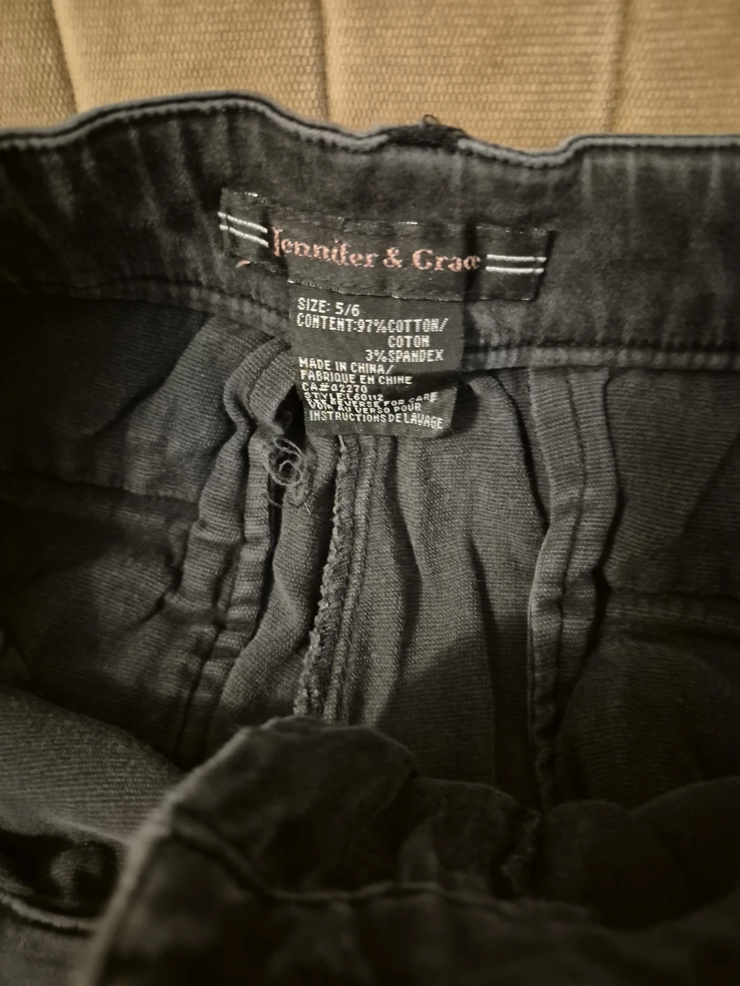Jennifer & Grace black pants size 5/6 - photo 2