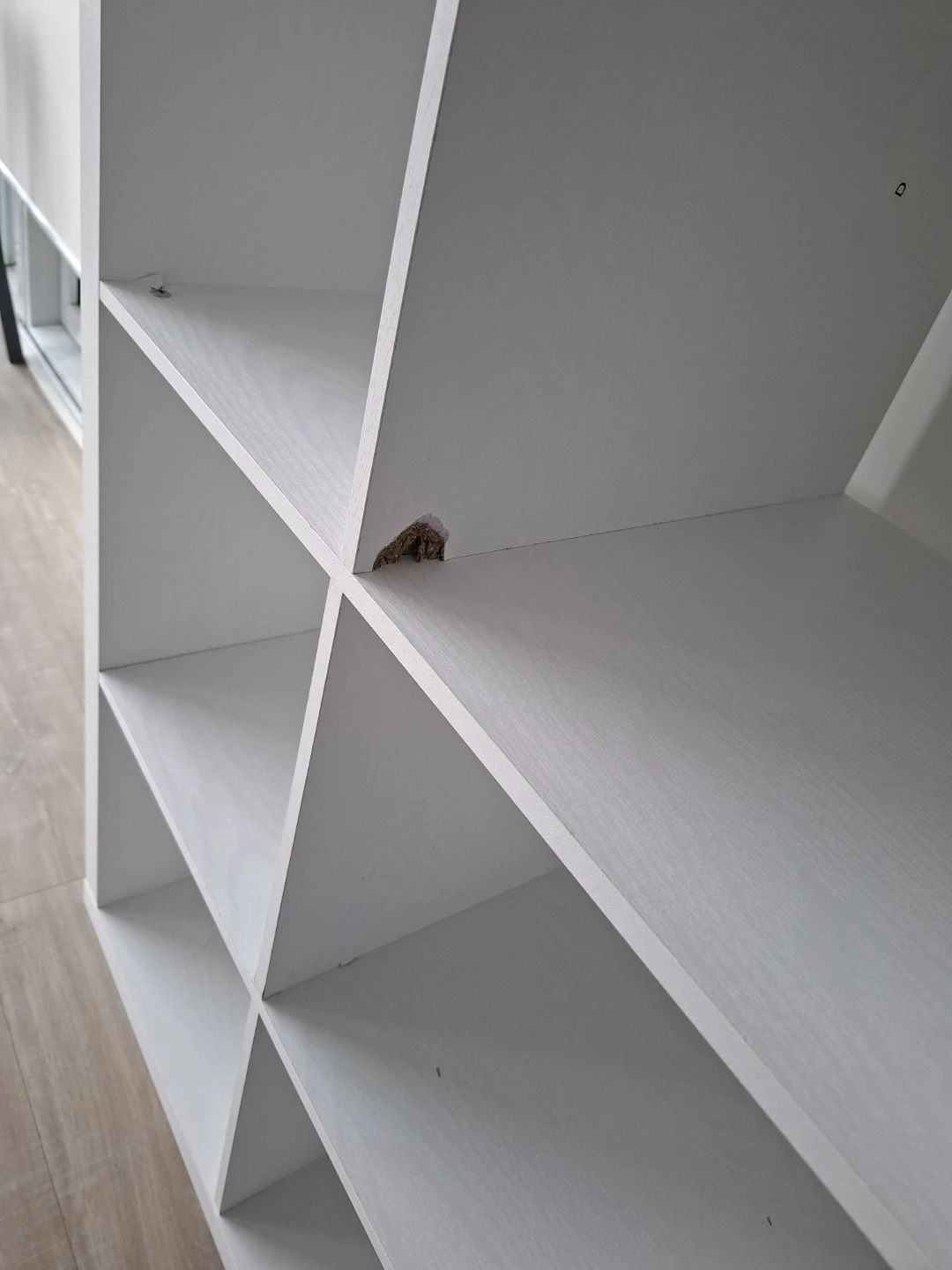 White 8-Cube Storage Shelf Unit - photo 4