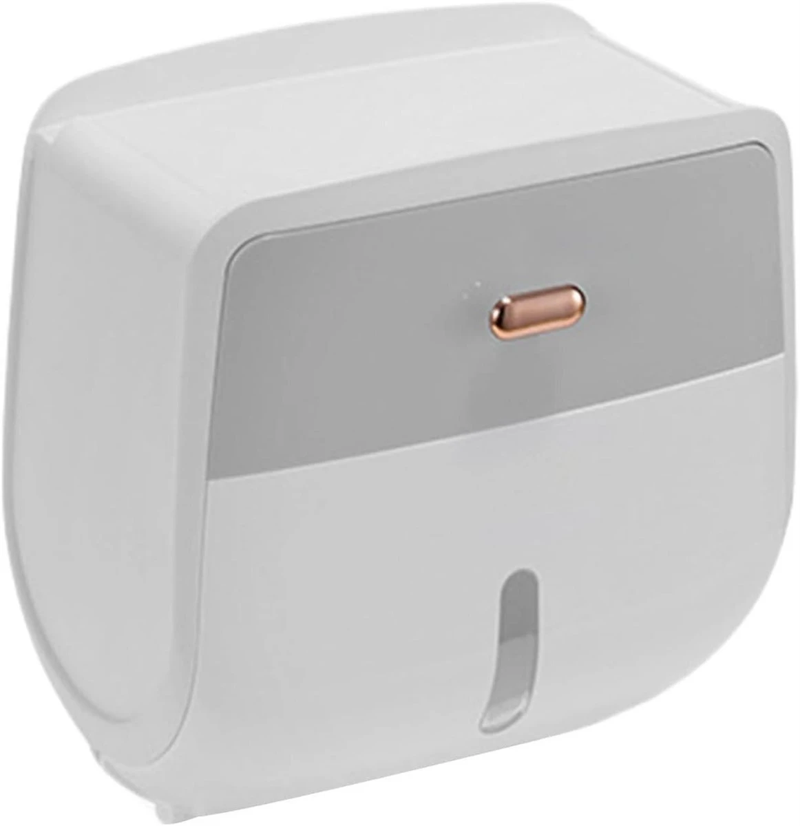 Wall-Mounted Toilet Paper Holder Tissue Box Dispenser