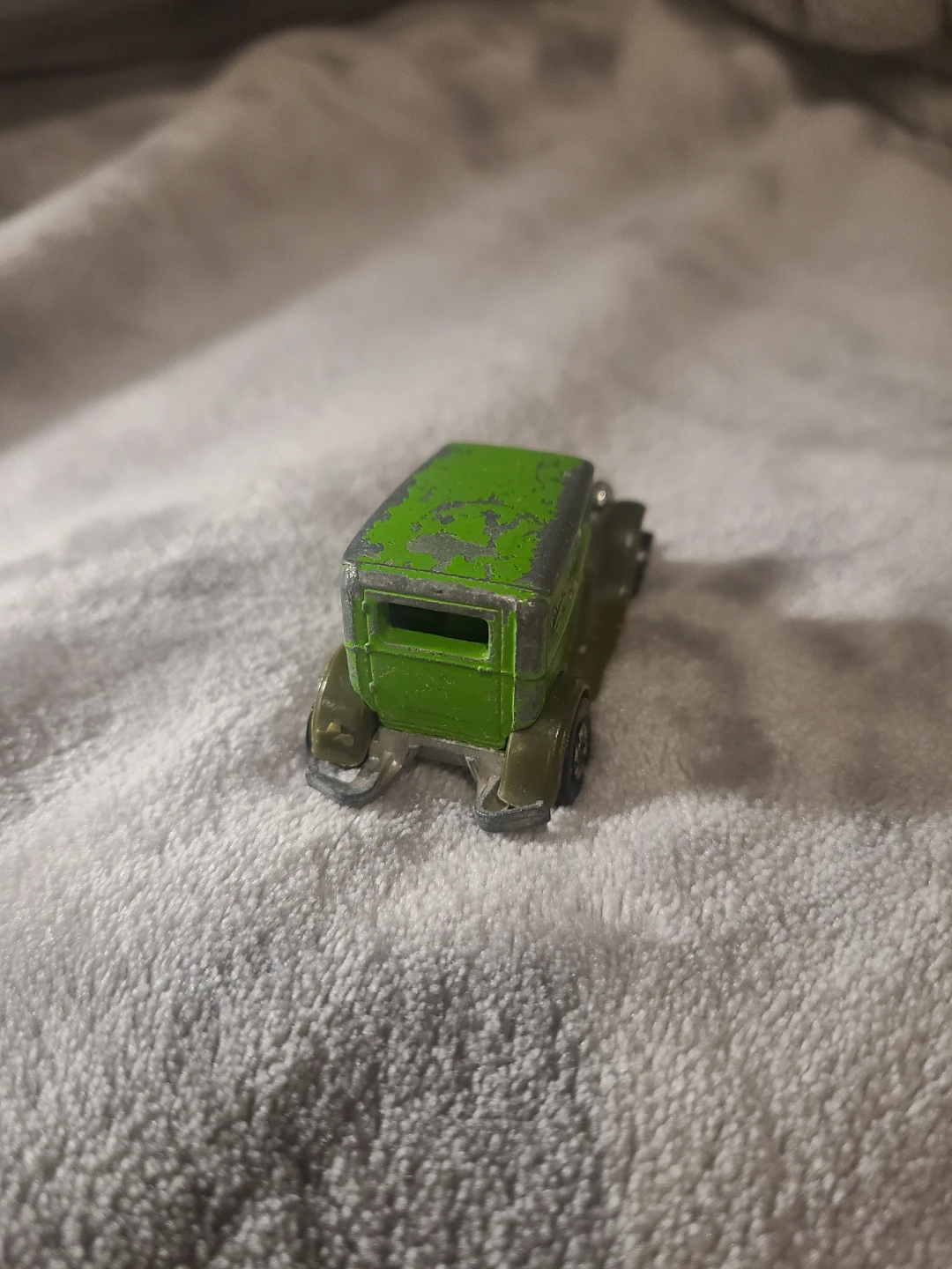 Hot Wheels 1977 Green Delivery Van Toy Car - photo 3