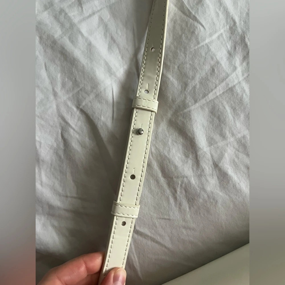 Zara White Faux Leather Crossbody Bag - photo 3