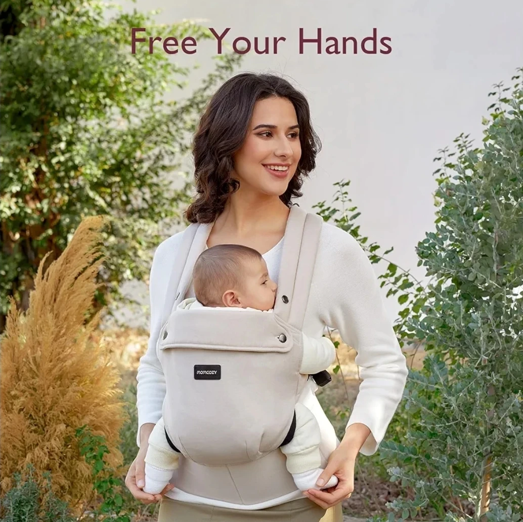 Momcozy Baby Carrier - Beige brand new