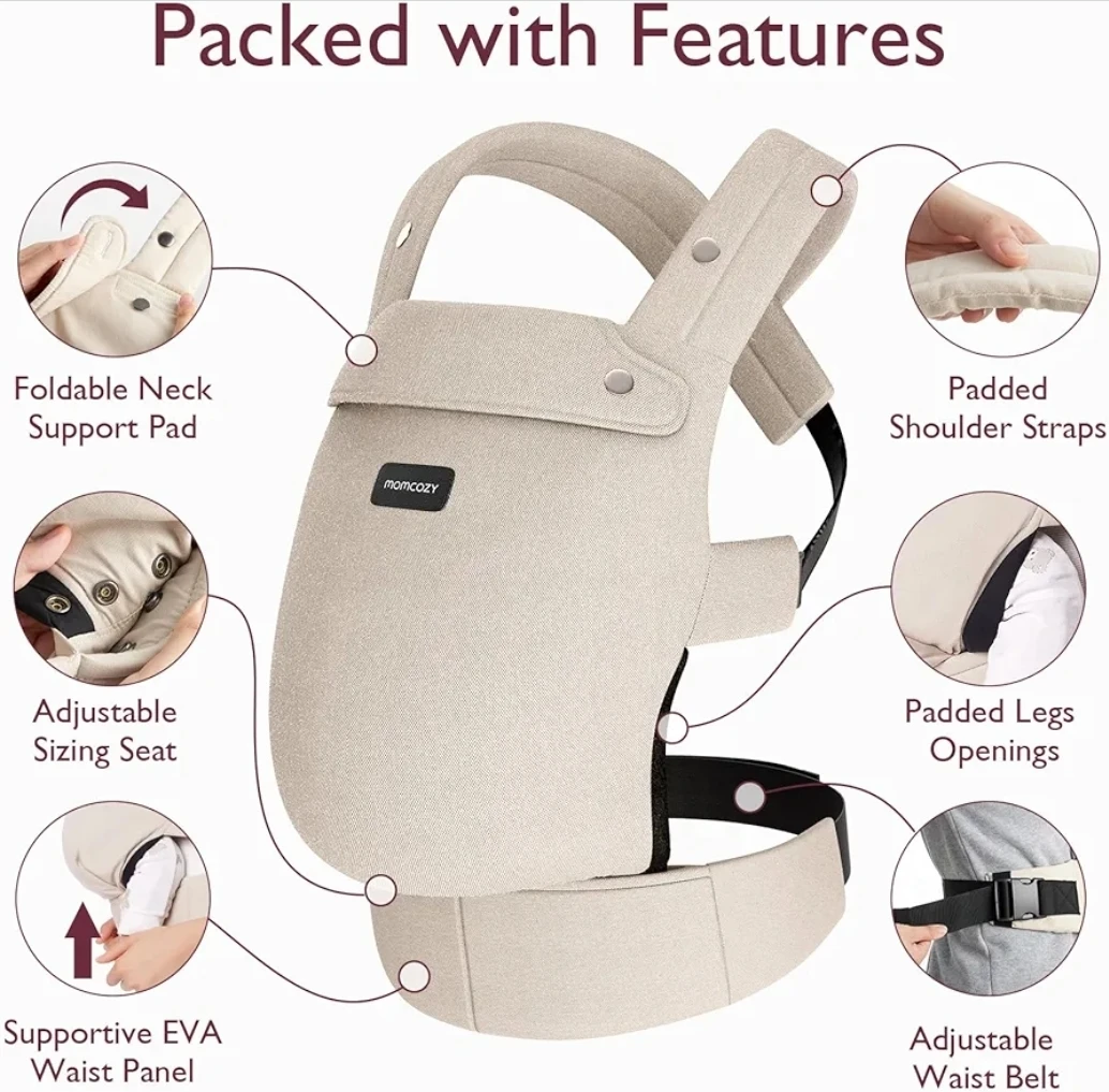 Momcozy Baby Carrier - Beige brand new - photo 5