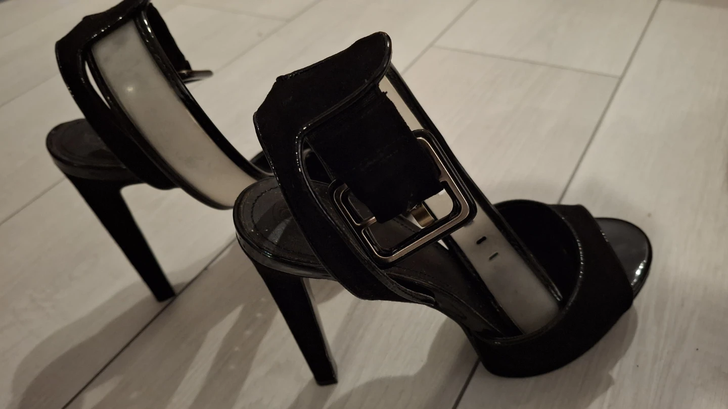 Black High Heel Sandals - photo 2