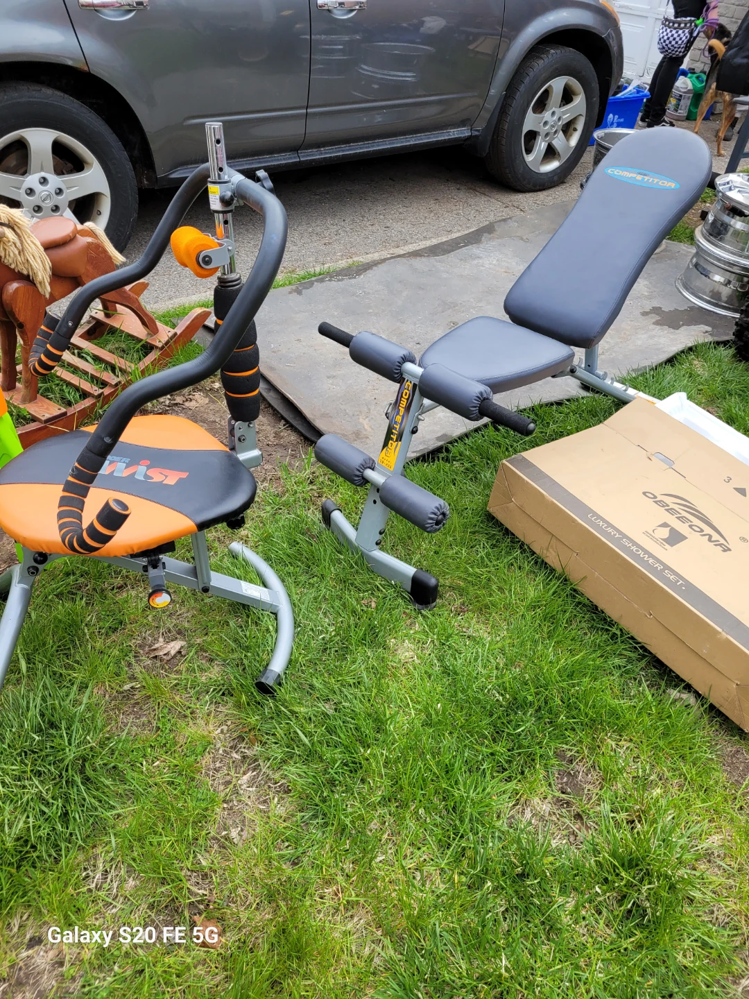 Ab Twist & Competitor Weight Bench Set