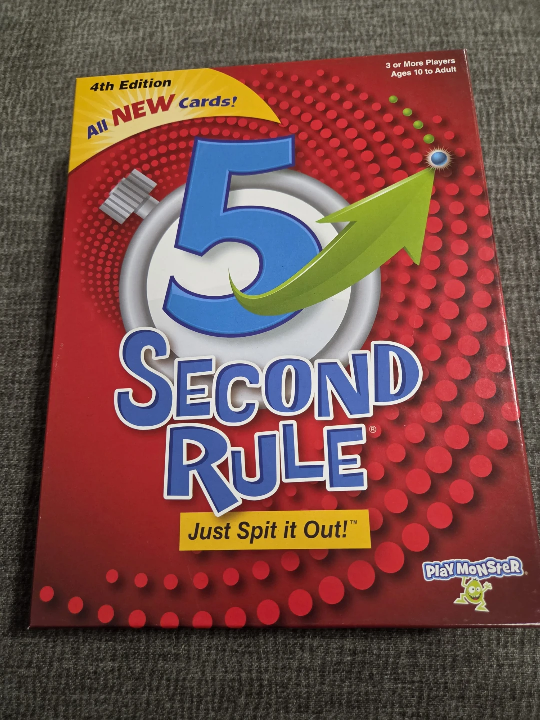 5 Second Rule 4th Edition Card Game