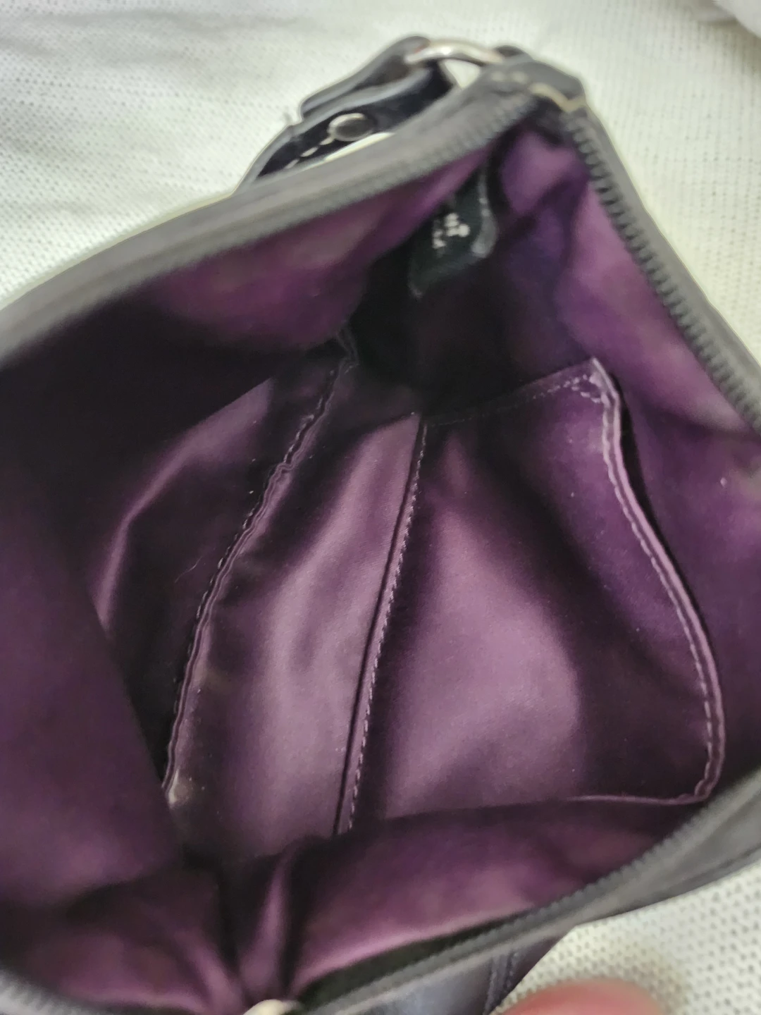 COACH Black Leather Wristlet Pouch - photo 3