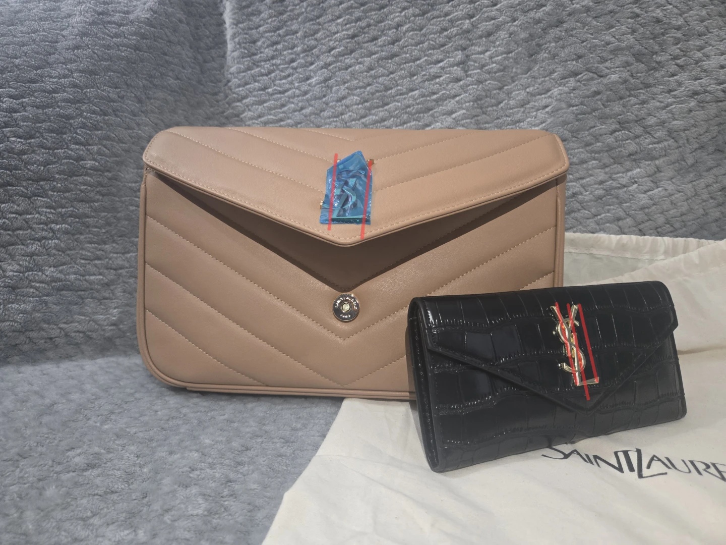 Saint L-Y  Chevron Quilted Handbag - photo 3