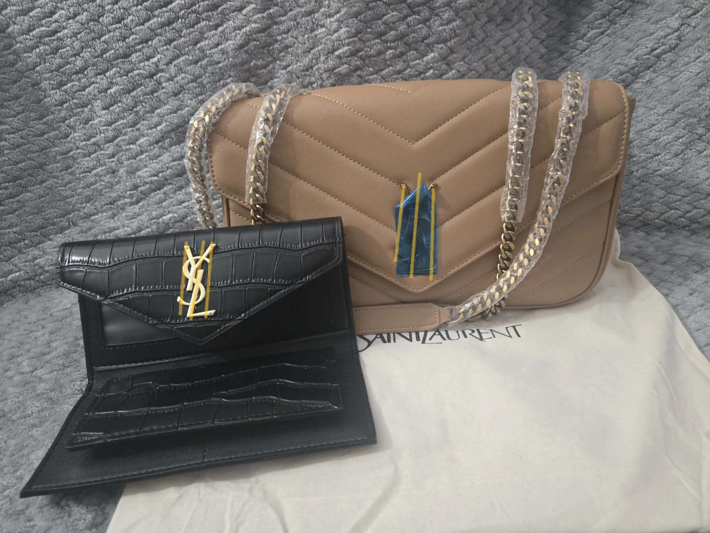 Saint L-Y  Chevron Quilted Handbag - photo 4