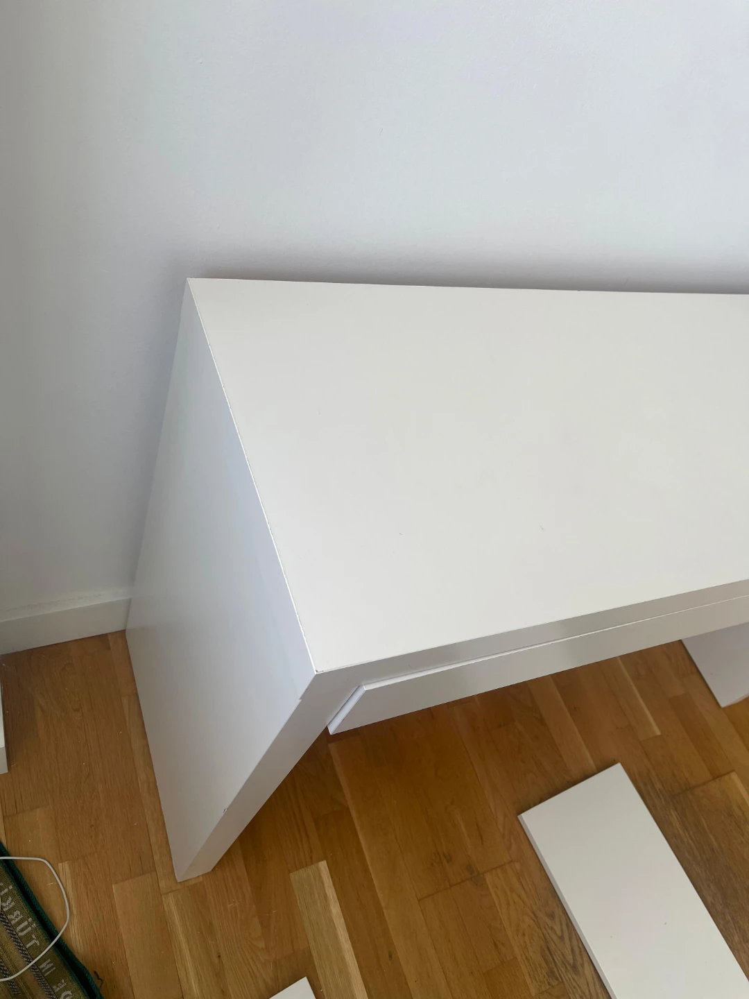 White Desk with Drawer - photo 5